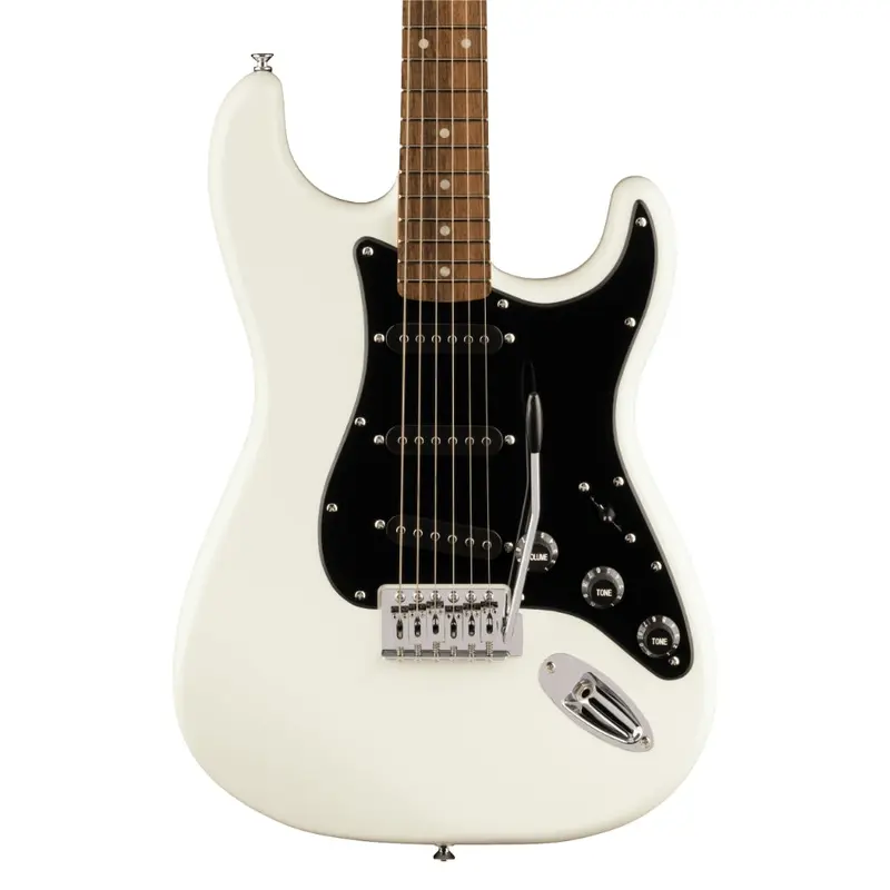 Squier FSR Squier Sonic Stratocaster Electric Guitar - Arctic White, Laurel Fingerboard