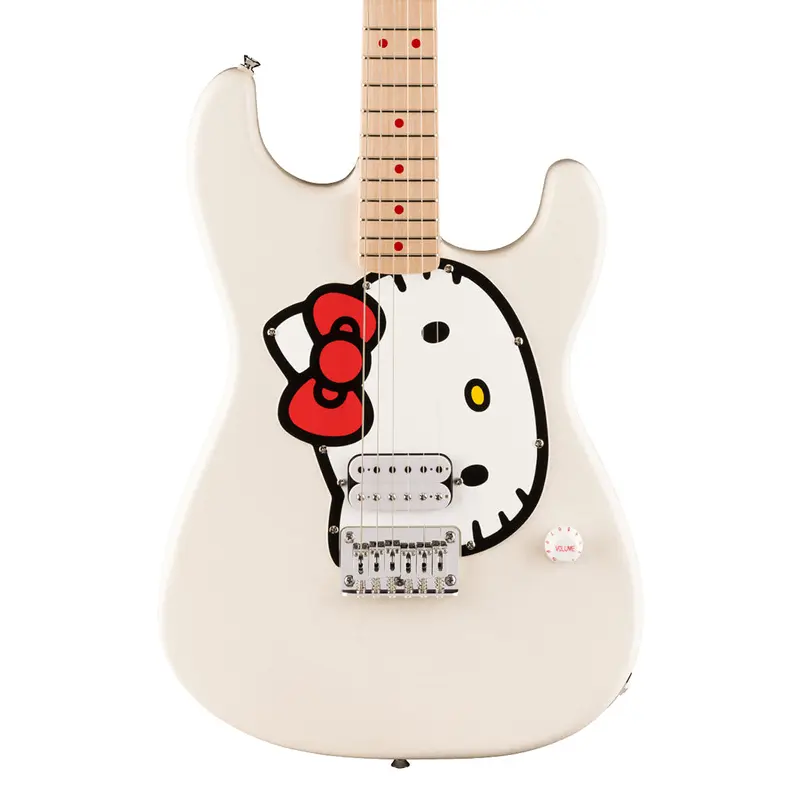 Squier Limited Edition Hello Kitty Stratocaster - White