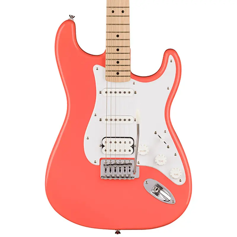 Squier Sonic Stratocaster HSS in Tahitian Coral