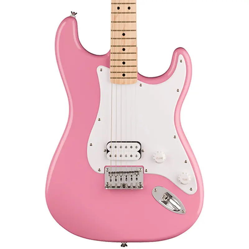 Squier Sonic Stratocaster HT H - Maple Fingerboard - White Pickguard - Flash Pink