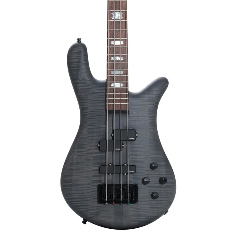 Spector Euro 4 LX Bass Guitar - Trans Black Stain
