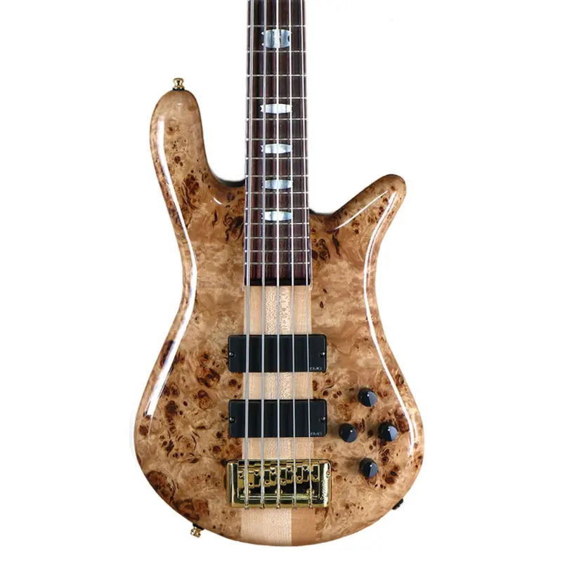 Spector Euro 5 LX Bass Guitar - Poplar Burl Gloss