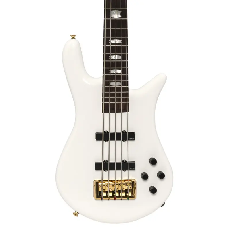 Spector Euro 5 LX Bass Guitar - White Gloss