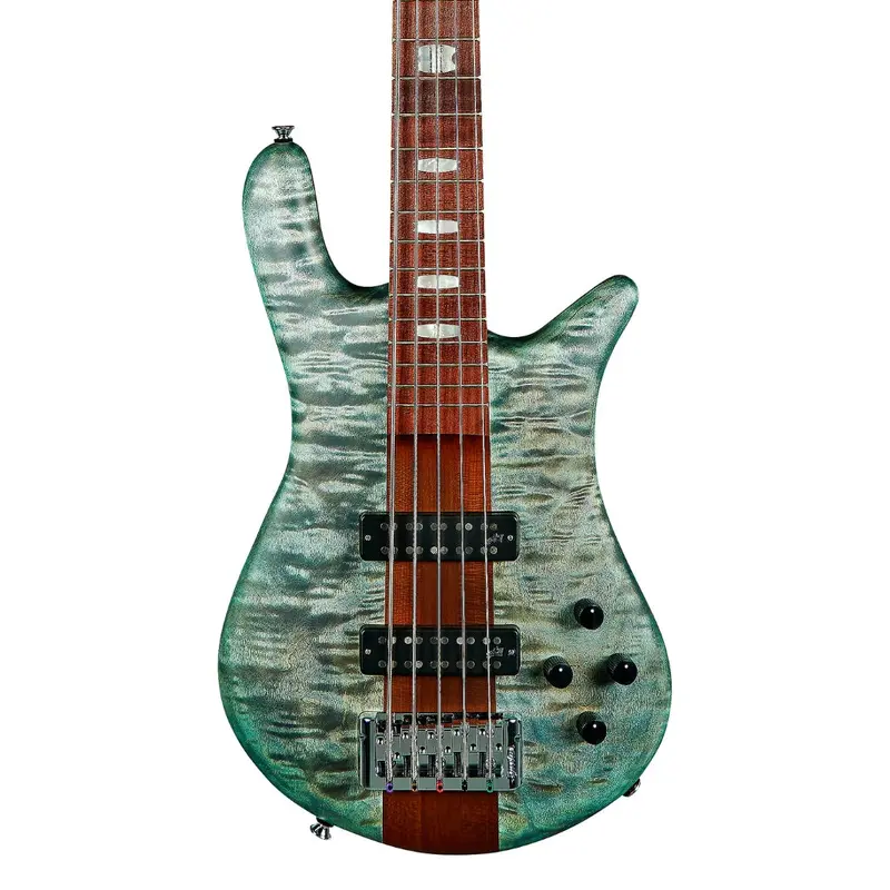 Spector Euro 5 Roasted Bass Guitar - Turquoise Tide
