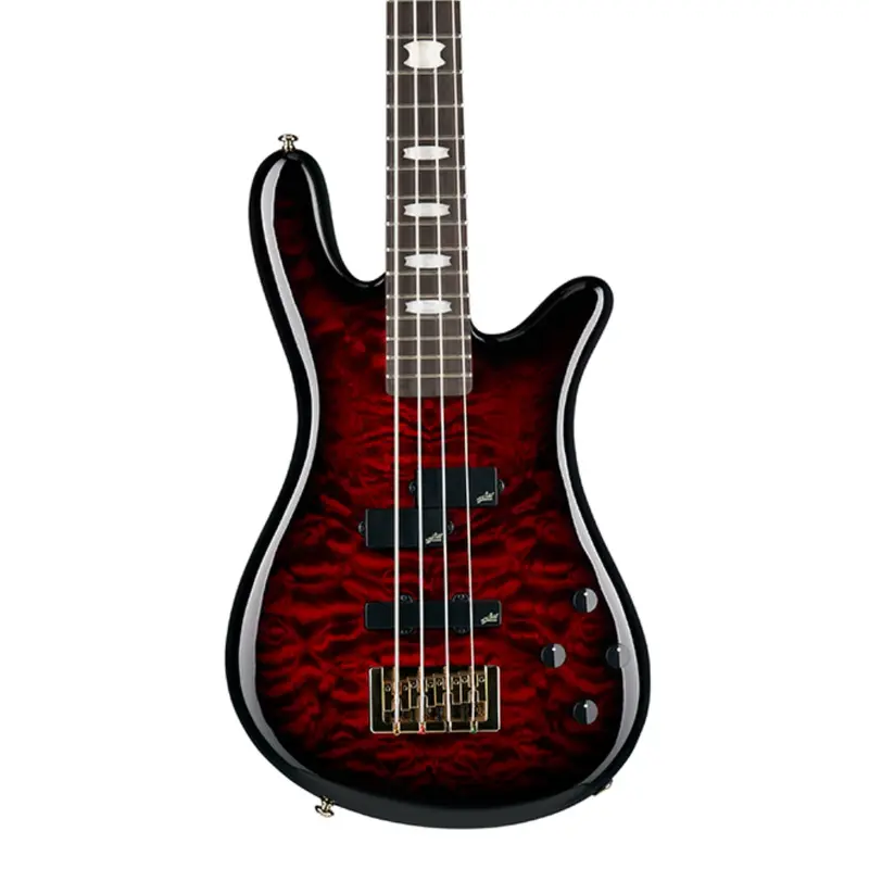 Spector Icon NS-2 Electric Bass Guitar - Black Cherry Gloss