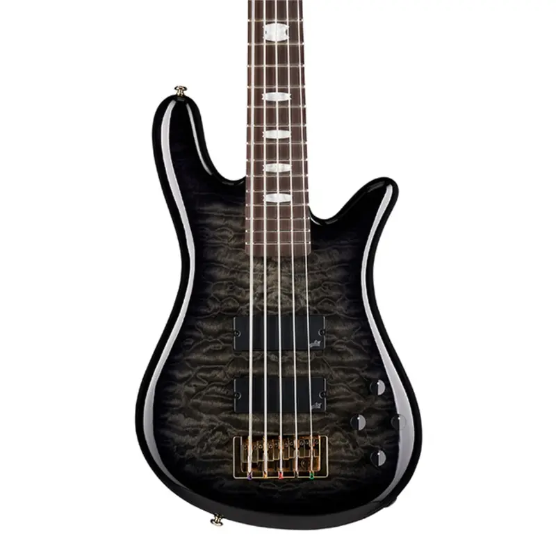 Spector Icon NS-5 5-string Electric Bass Guitar - Black Stain Gloss