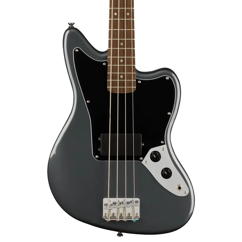 Squier - Affinity Series Jaguar Bass in Charcoal Frost Metallic