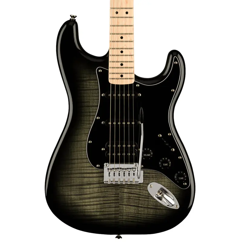 Squier Affinity Stratocaster FMT HSS - Black Burst