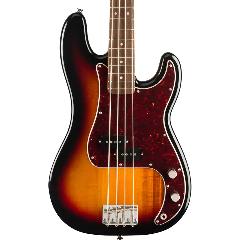 Squier - Classic Vibe 60's Precision Bass - 3 Tone Sunburst - Laurel