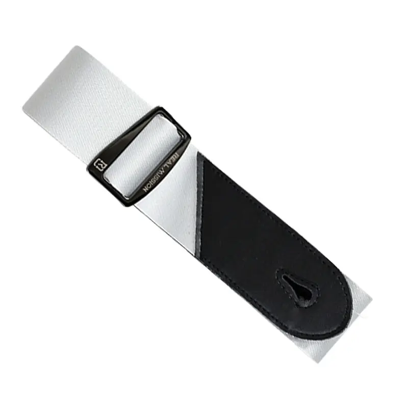 Sky Music Ribbon Guitar Strap - Gray