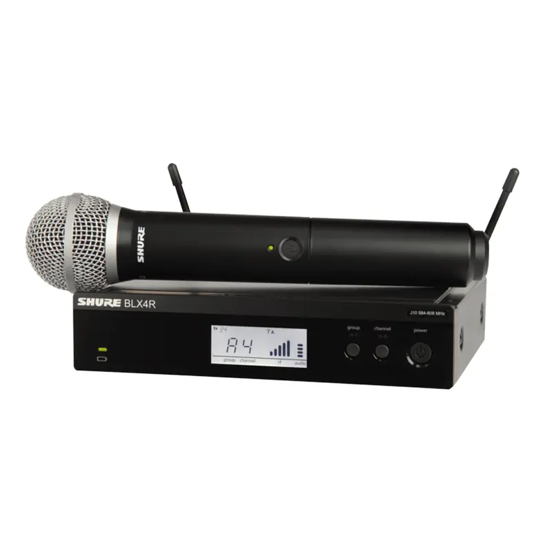 Shure BLX24R/PG58 Wireless 1/2R Handheld System (K14: 614-638MHz)