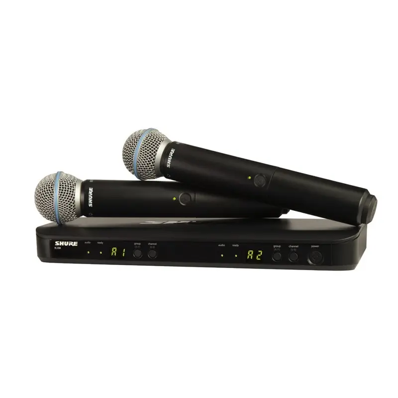 Shure BLX288/BETA58 Wireless Dual Handheld System (M17: 662-686MHz)