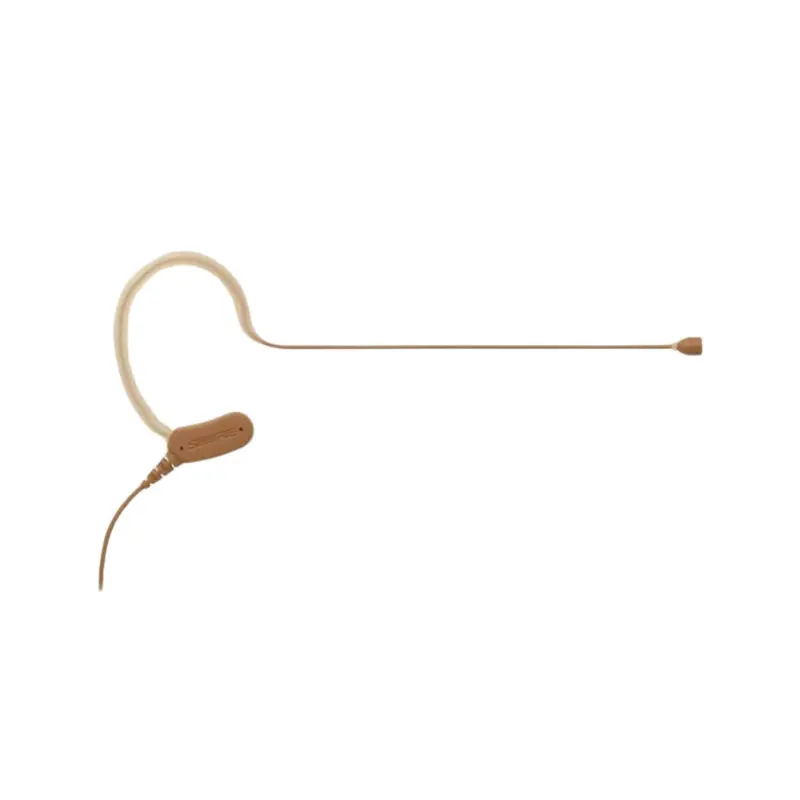 Shure MX153 Mic Headworn Cocoa Omnidirectional Condensor TA4F Connector