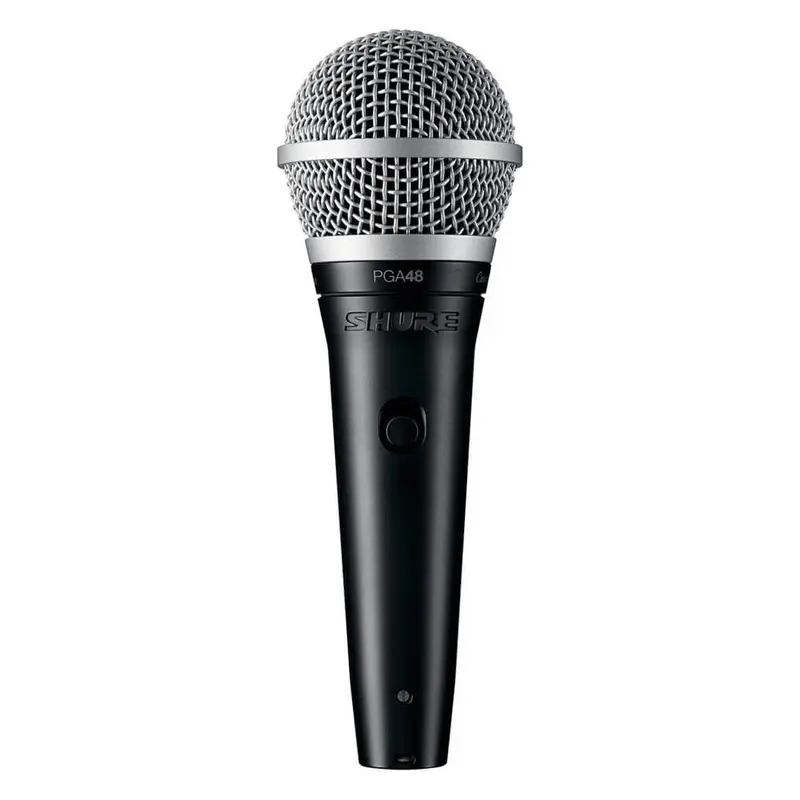 Shure PGA48-QTR Vocal Cardioid Dynamic Microphone with XLR-QTR Cable