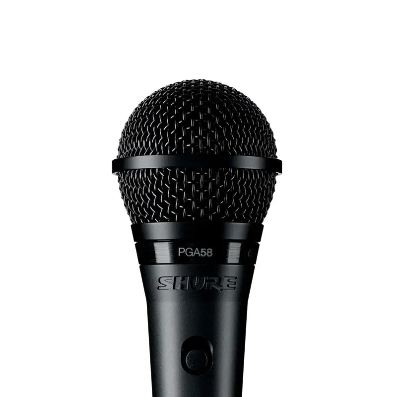 Shure PGA58 Cardioid Dynamic Vocal Microphone + XLR Cable