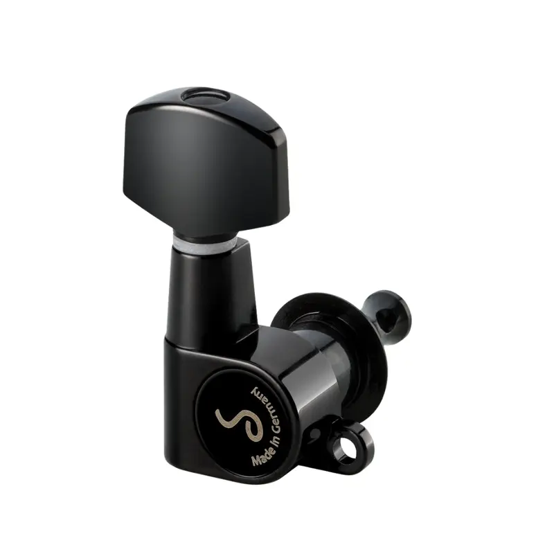 Schaller 3/3 M6 Mini Machine Heads - Black