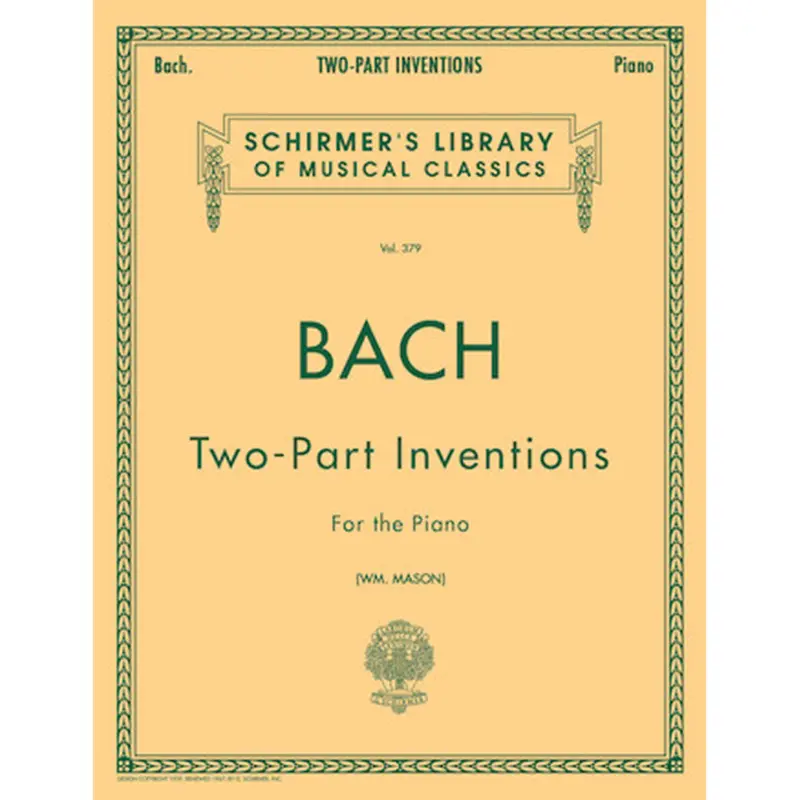 Schirmer's Library JS Bach 15 Two-Part Inventions