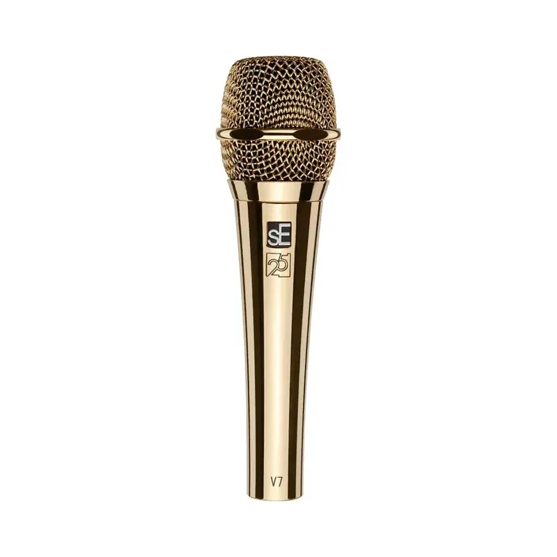 sE Electronics V7 Gold 25th Anniversary Edition Dynamic Supercardioid Microphone