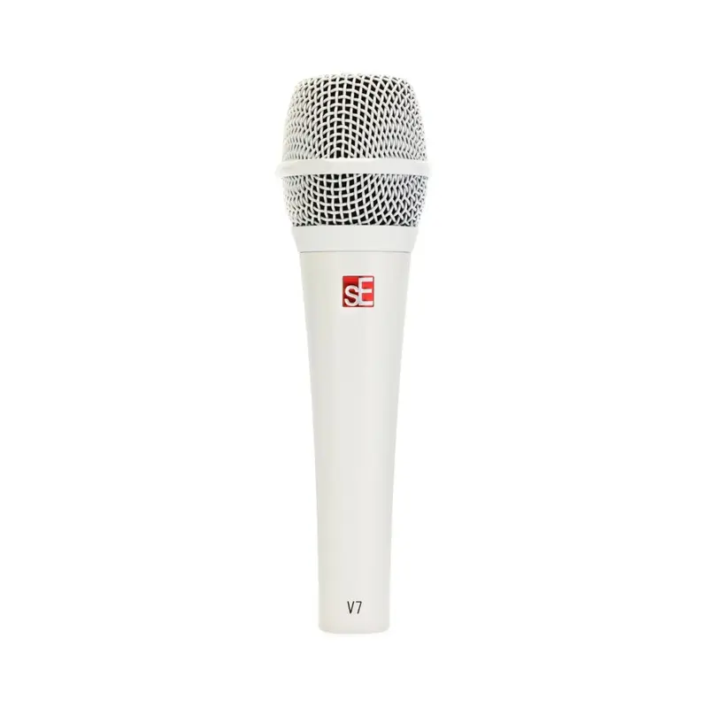 sE Electronics V7 Supercardioid Dynamic Handheld Vocal Microphone - White