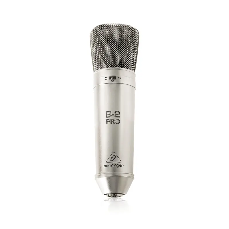 Behringer B-2 PRO Gold-Sputtered Large Dual-Diaphragm Studio Condenser Microphone