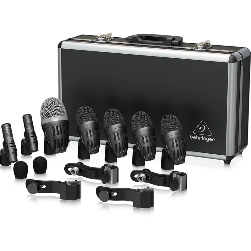 Behringer BC1500 Premium 7-Piece Drum Microphone Set for Studio and Live Applications