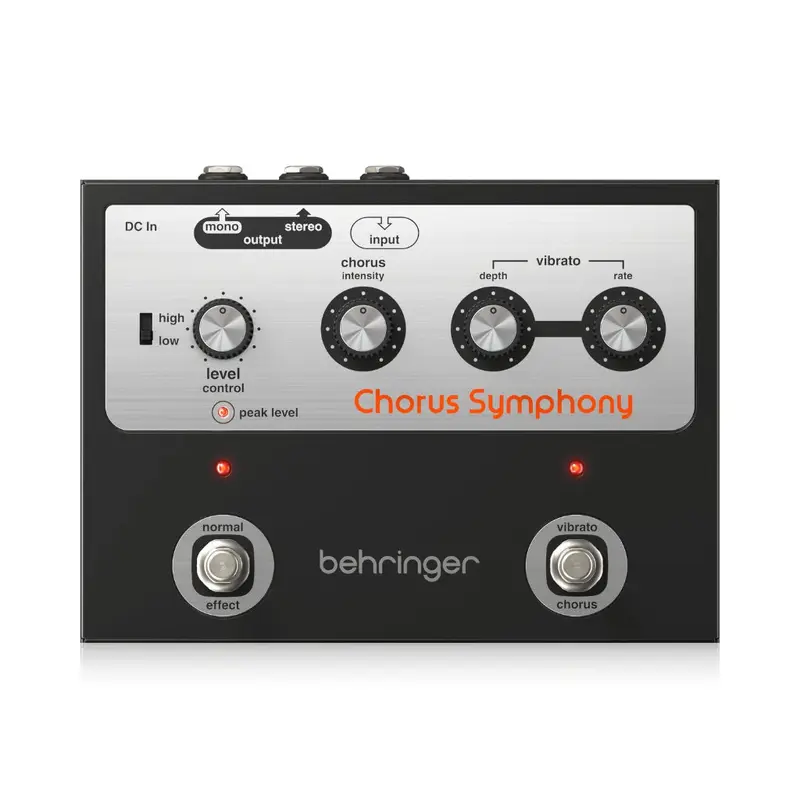 Behringer Chorus Symphony, Chorus and Vibrato Guitar Effects Pedal