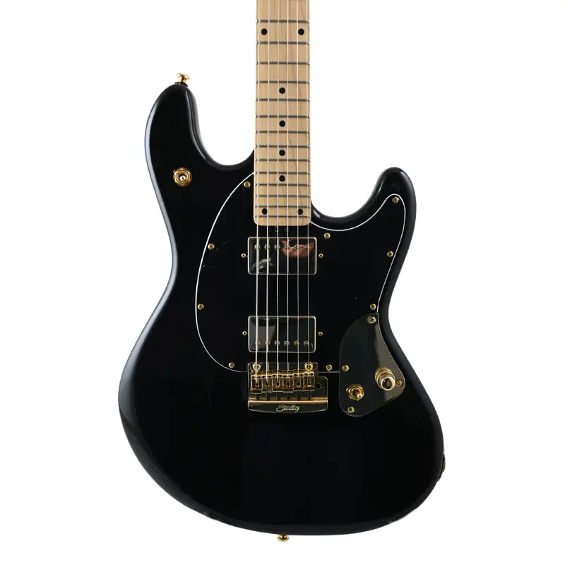 B-STOCK Sterling Stingray Guitar SR Jared Dines - Black w Gold Hardware