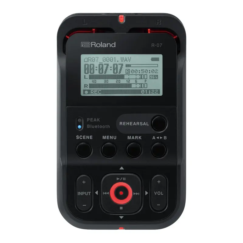 Roland R-07 Portable Recorder - Black