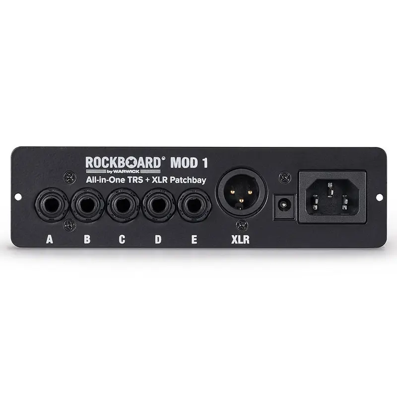 RockBoard MOD 1 V2 - All-in-One TRS & XLR, IEC & Barrel Patchbay