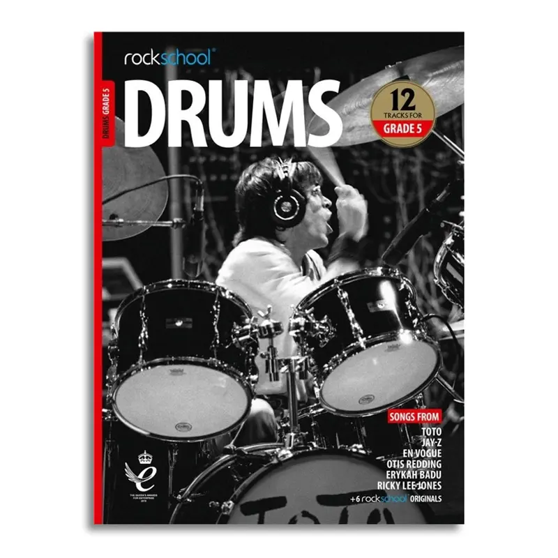 Rockschool Drums Grade 5 2018-2024 BK/OLA