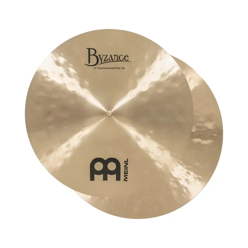 Meinl Cymbals Byzance Traditional Extra Hammered Hi-hats - 15 inches