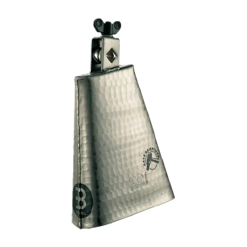 Meinl Hammered Cowbell: 6 1/4" - Hand Brushed Gold