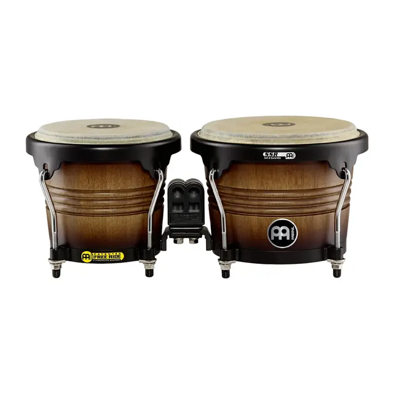 Meinl Marathon Wood Bongos: Antique Tobacco Burst - 6 3/4" Macho & 8" Hembra