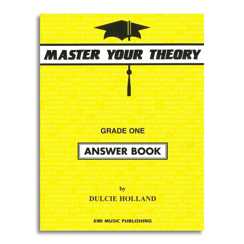 Master Your Theory Answer Book 1 - Book