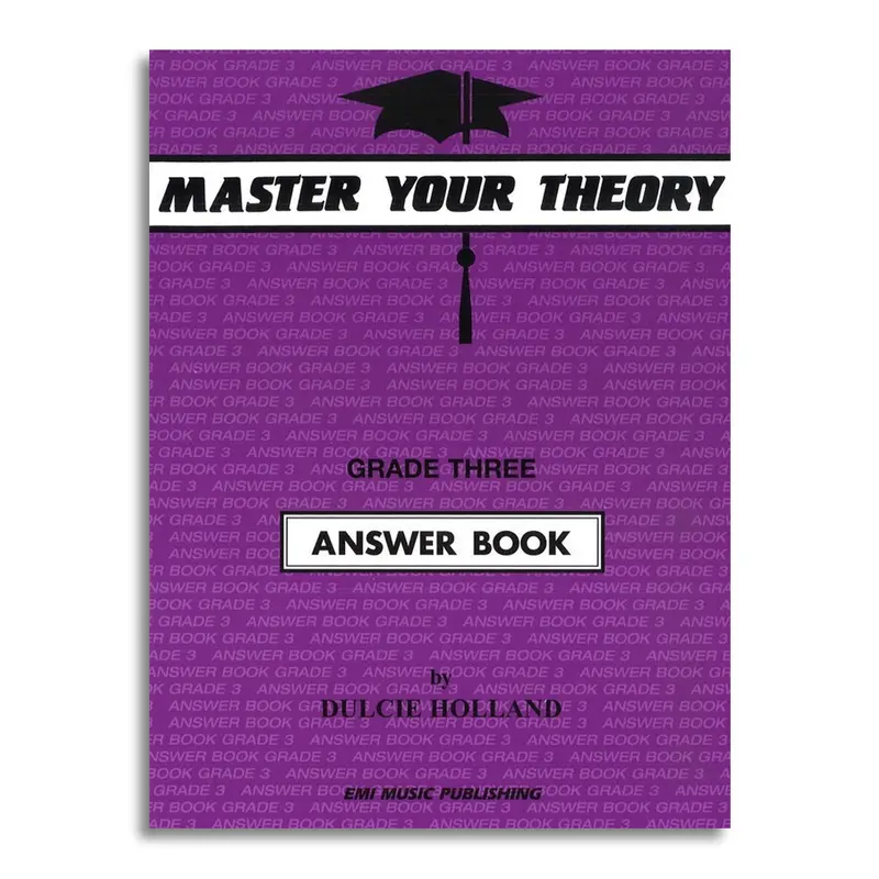 Master Your Theory Answer Book 3 - Book