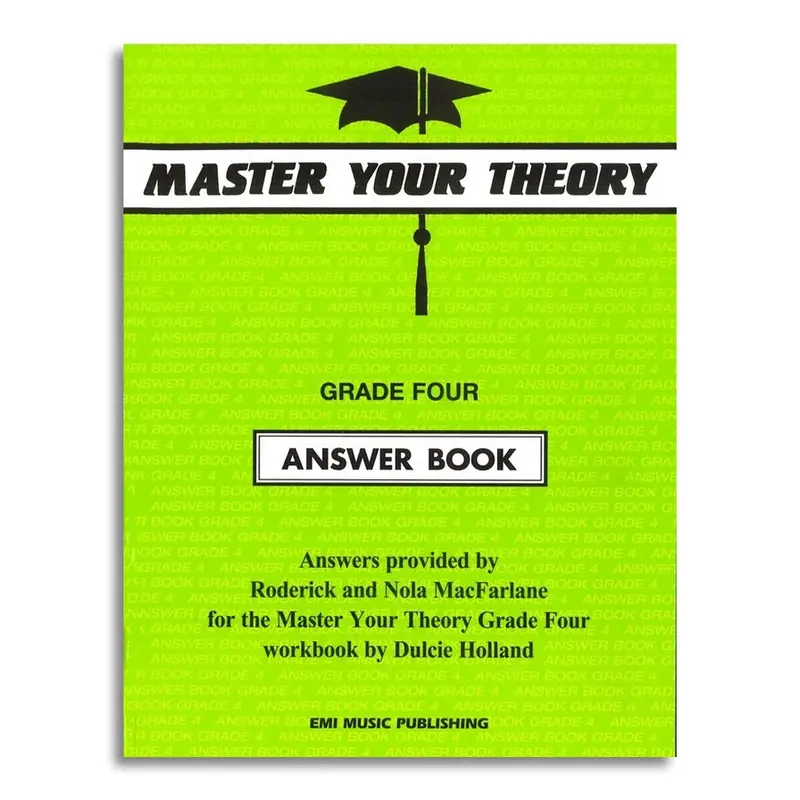 Master Your Theory Answer Book 4 - Book