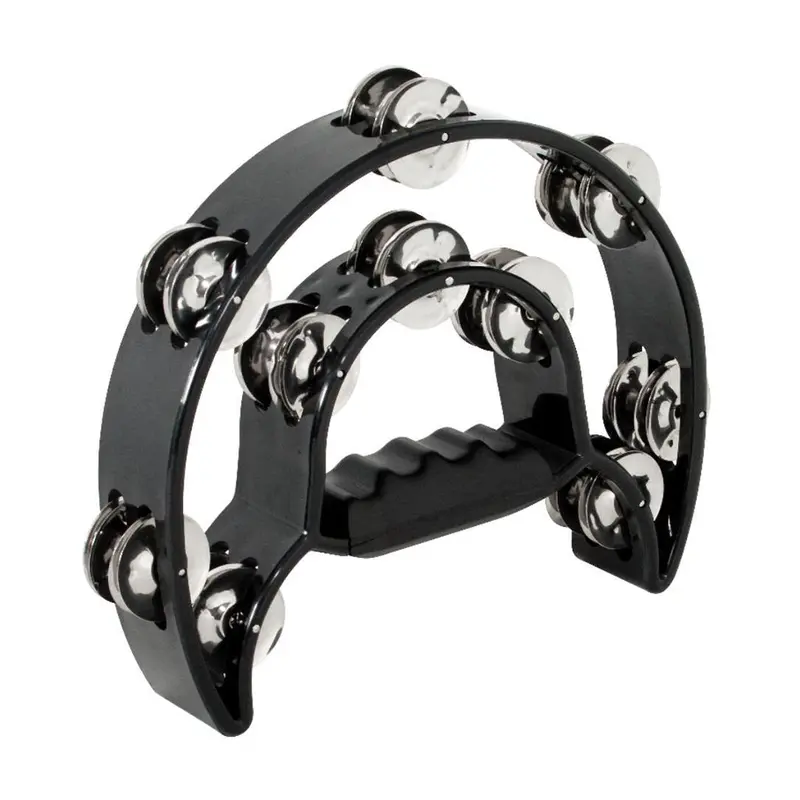 Mano Cutaway Tambourine - Black