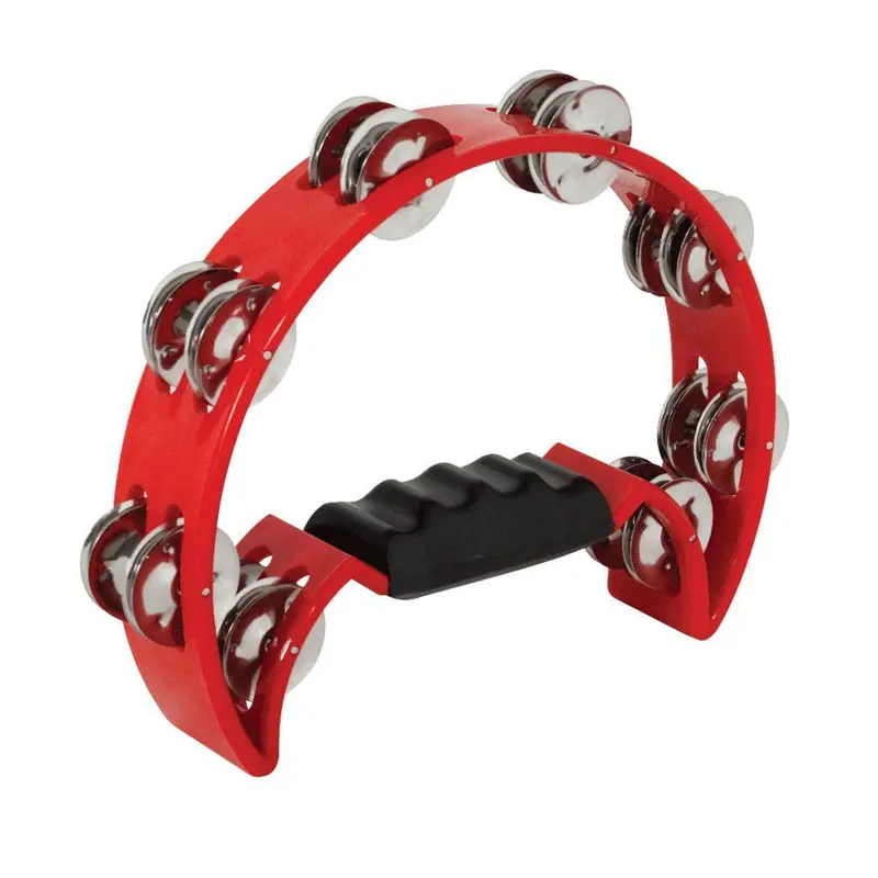 Mano Cutaway Tambourine - Red