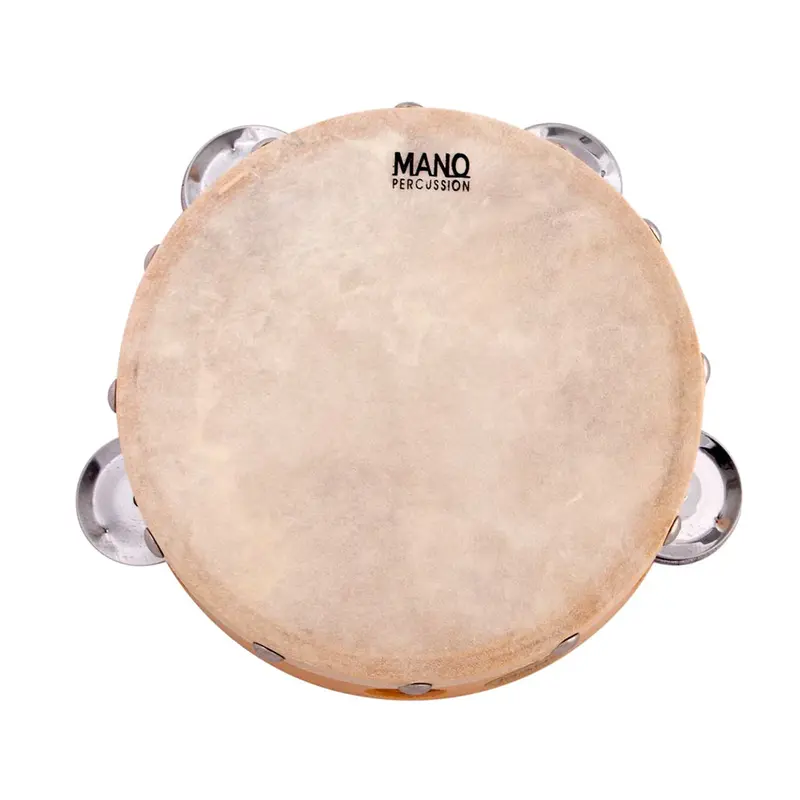 Mano Percussion 6" Non Tuneable Tambourine Natural