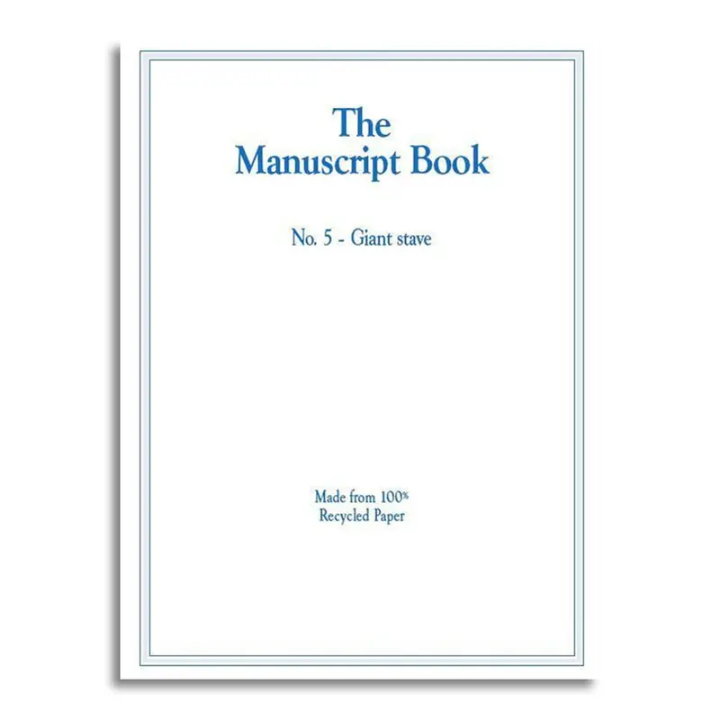 Manuscript Book 5 - 10 Stave Giant Recycled - Book