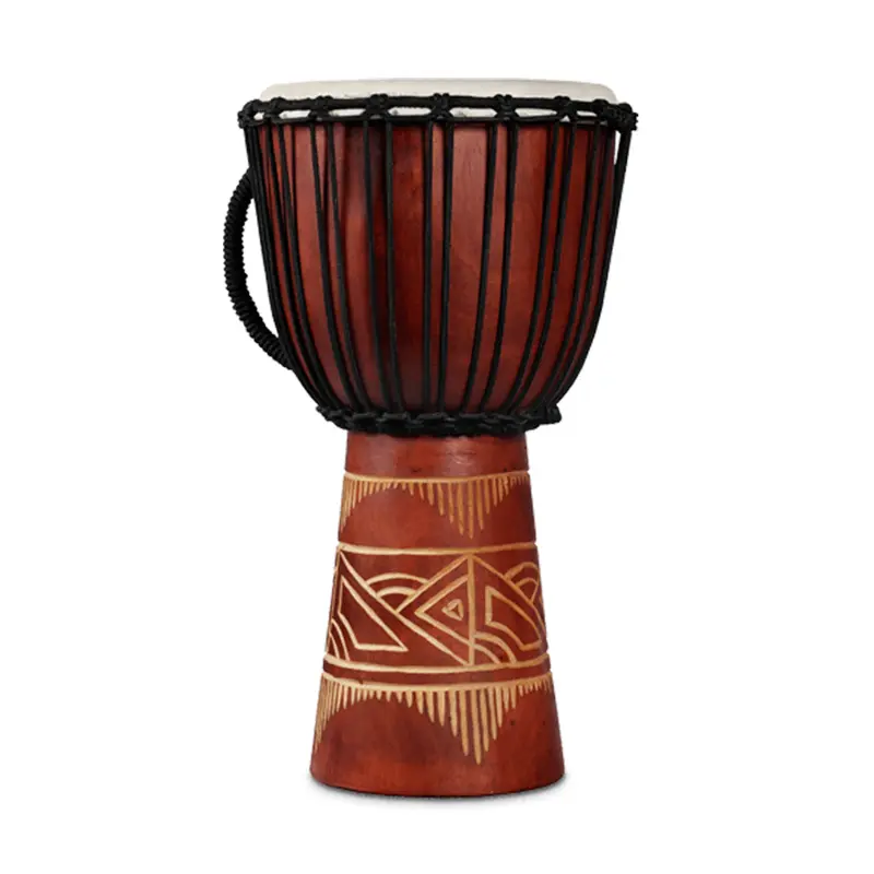 LP World Beat Wood Art Medium Djembe Red