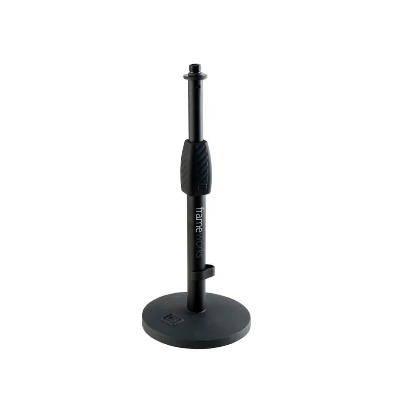 Gator GFW-MIC-0601 Desktop Mic Stand with Round Base and Twist Clutch