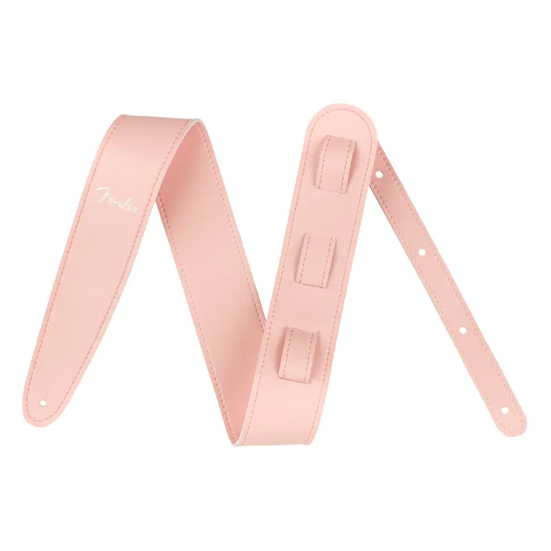 Fender Vegan Leather Strap, Shell Pink, 2.5"