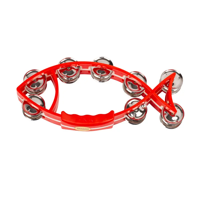 Fish Tambourine - Red