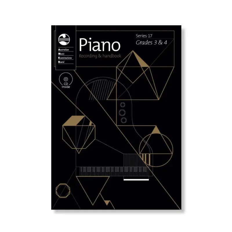 AMEB Piano Series 17 Grade 3 & 4 Recording & Handbook